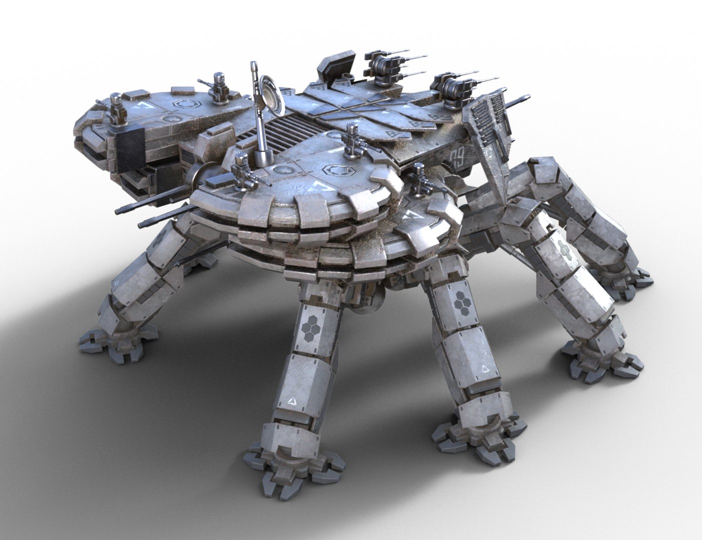 Sci-Fi  Spider Tank Mech 3D https://p.turbosquid.com/ts-thumb/5z/PKDJ2o/fs/robo05/png/1788790566/1920x1080/fit_q87/2e73ab27e399c6b5907bef107881a2b1a9f1dcf1/robo05.jpg
