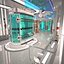 Scifi Laboratory Interior