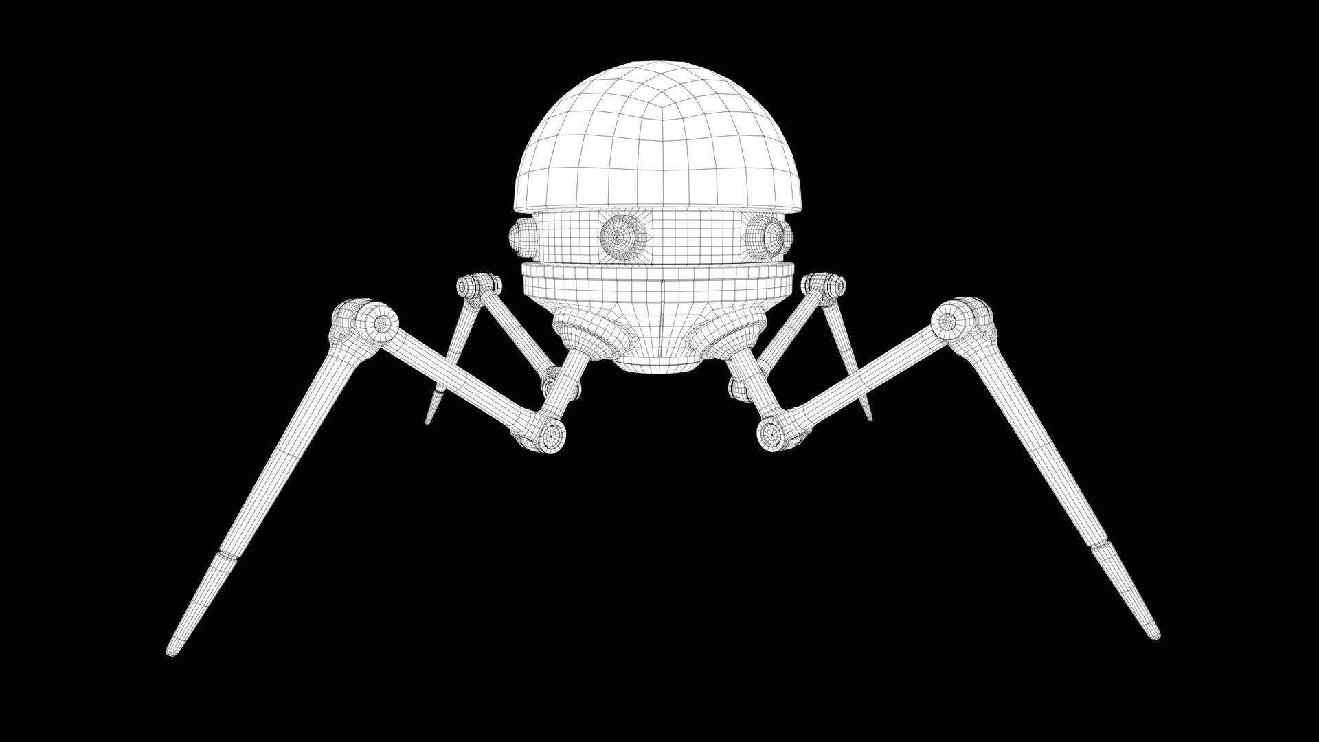 Lowpoly Four legged mech Rigged 3D model https://p.turbosquid.com/ts-thumb/5z/S0pyA7/Xk/wf02/png/1749637595/1920x1080/fit_q87/d9e98a2523d2633e661aedc420f7d0413cfd9f14/wf02.jpg