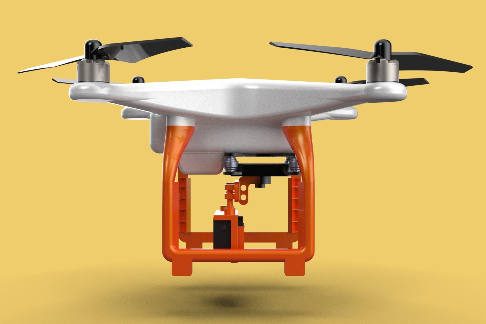 UAV LIDAR DRONE QUADCOPTER SCANNER SURVEYING EXPLORING MAPPING Model ...