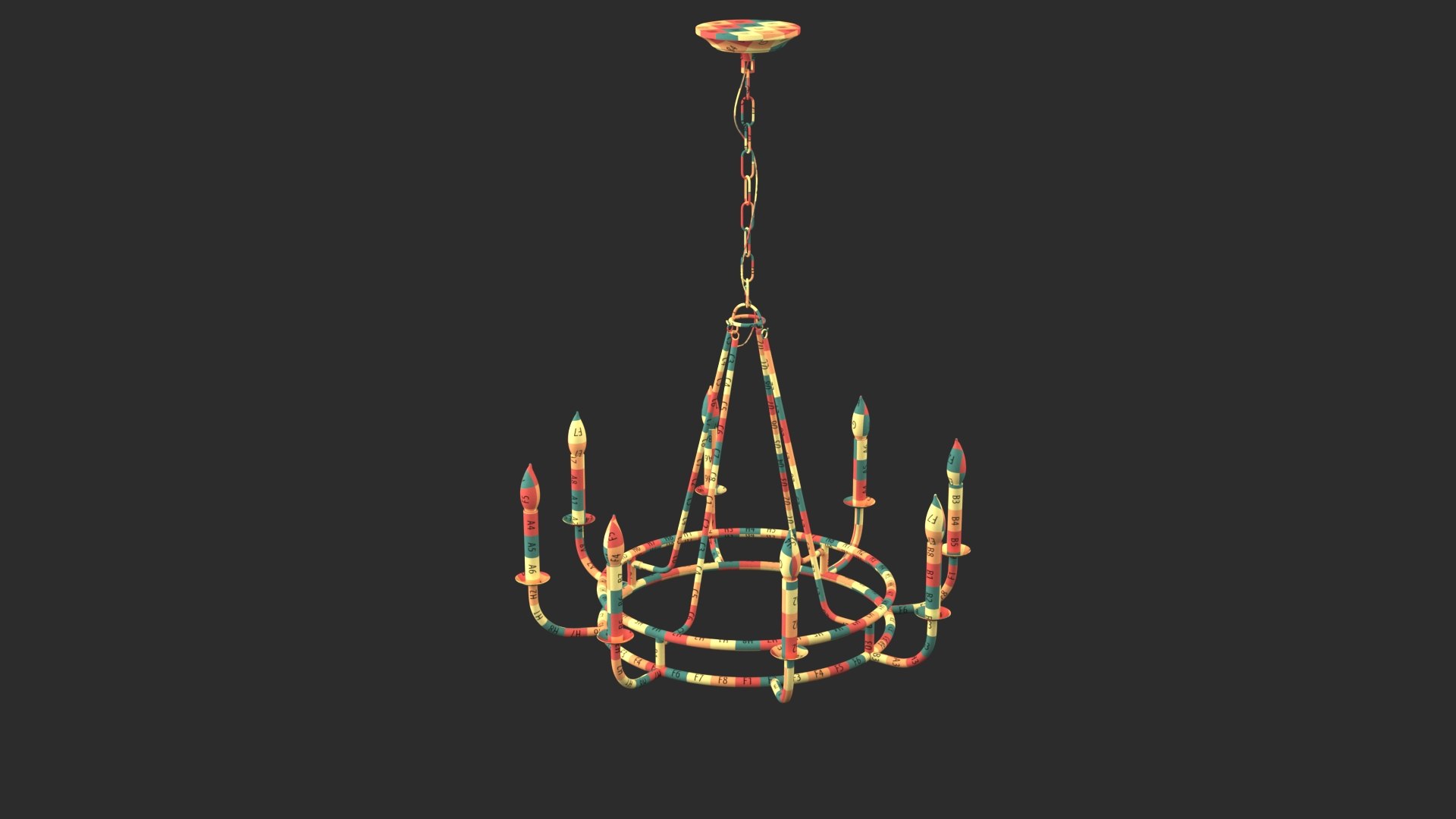 3D Chandelier https://p.turbosquid.com/ts-thumb/5z/U9mn7q/te/wireframe0000/jpg/1671086721/1920x1080/fit_q87/7e6324c7833a0e9a83b330e1ef3d5507e8229a2e/wireframe0000.jpg
