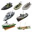 3D model 3D Boat Collection 7 in 1