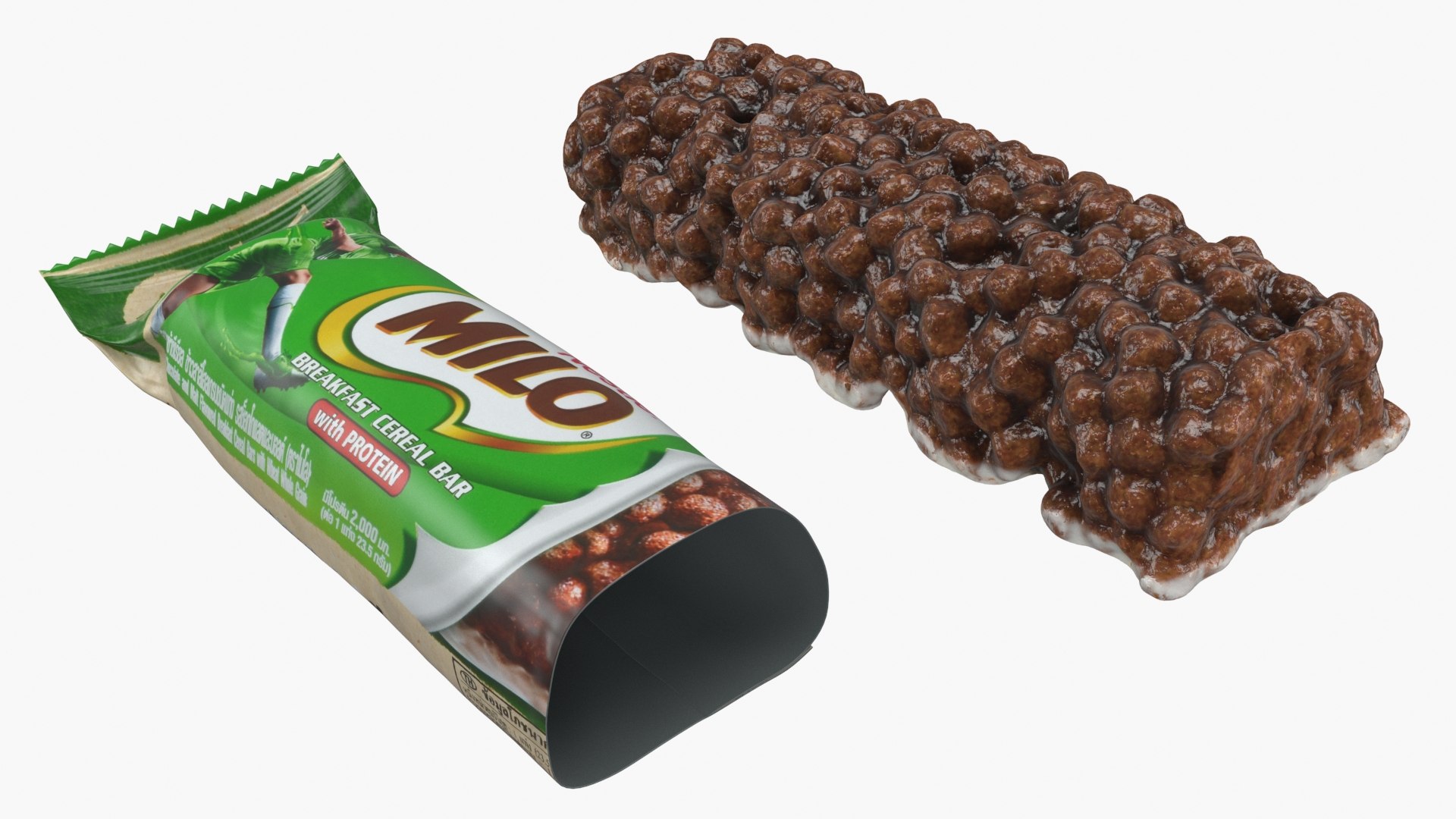 Milo Breakfast Cereal Bar 3D model - TurboSquid 1797953