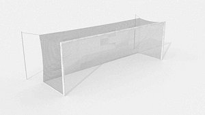 3D soccer goal model