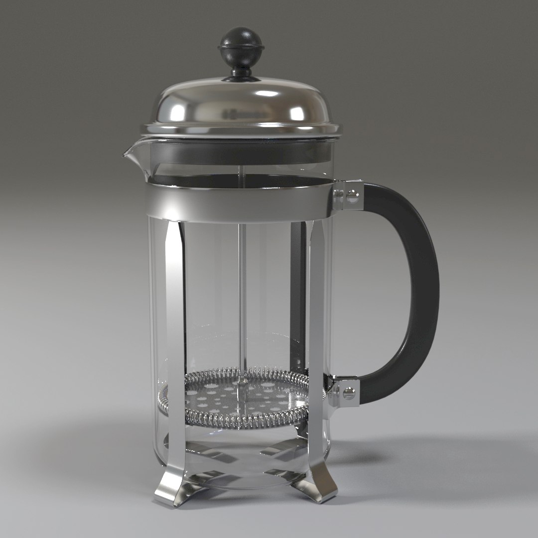 BODUM Chambord French Press Coffee Maker 3d model