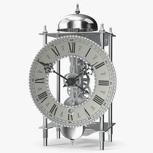 Mechanical Skeleton Table Clock model