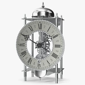 Mechanical Skeleton Table Clock