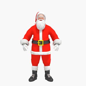 3D santa claus