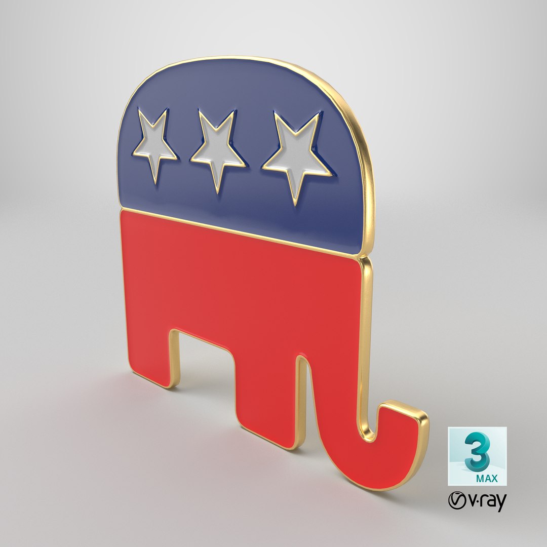 3D Republican Party Elephant Symbol model https://p.turbosquid.com/ts-thumb/5z/fatdZJ/zq/stemcell_max_vray_render/png/1735915367/1920x1080/fit_q87/be414c2b6a5496c08fbf0d23b40d8f2f433597c9/stemcell_max_vray_render.jpg