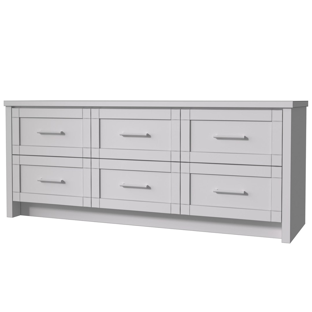 Povence Rustic Modern Hemnes Cabinet Model - TurboSquid 2101549