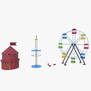 3D model Amusement Park