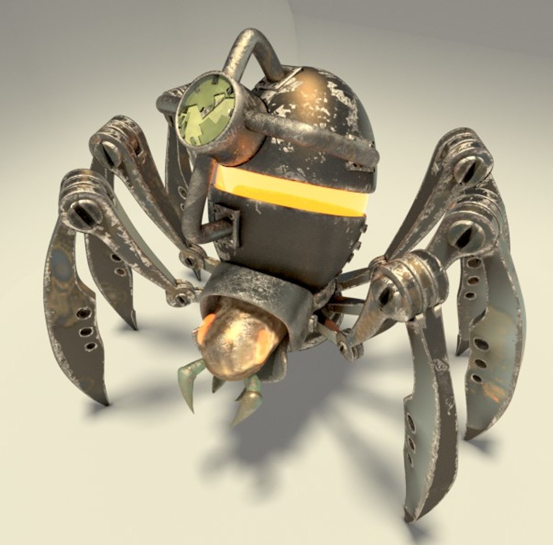 mechanical spider 3d model https://p.turbosquid.com/ts-thumb/5z/oCm6oK/tKlPQnd6/spider3/jpg/1478602741/1920x1080/fit_q87/1c0682dd5cfc7529e467bdadfcdb9a0e3d3c558c/spider3.jpg