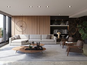 Living Set Laguna 5 3D model