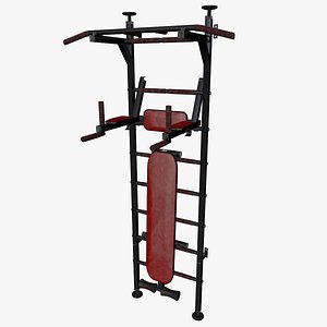 3D model swedish ladder