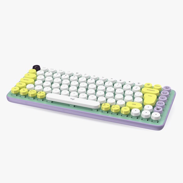 Logitech Pop Key Keyboard Mint Green 3D model