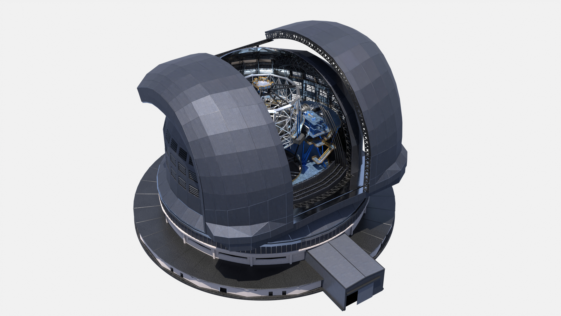 Extremely Large Telescope ELT Model - TurboSquid 2276034