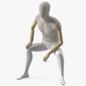 3D Flexible Manikin Sitting Pose