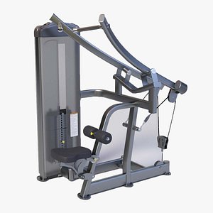 FUSE XL LAT PULLDOWN - Premium 3D Gym Equipment Model