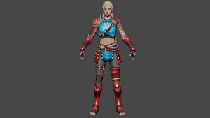 Captain Marvel Sakaar Low-poly