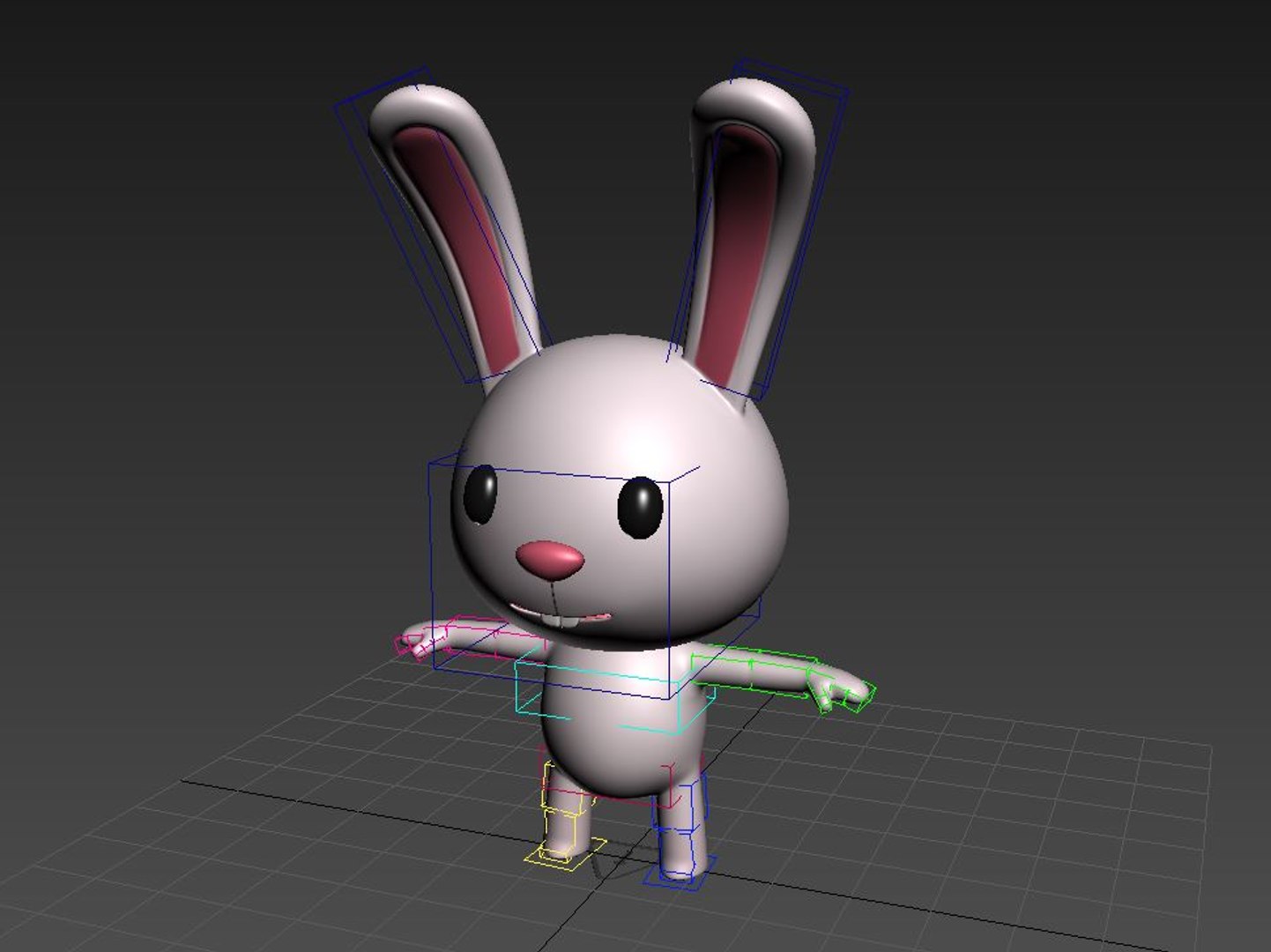 3D Rigged Cartoon Rabbit - TurboSquid 1384824