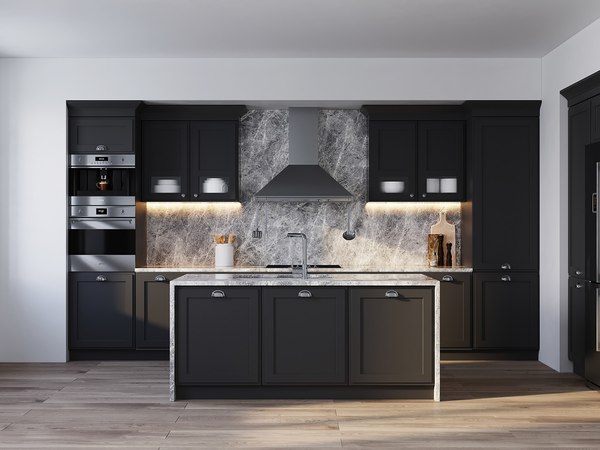 3D kitchen scene - TurboSquid 1223067