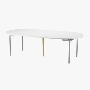 table hans j wegner 3d model
