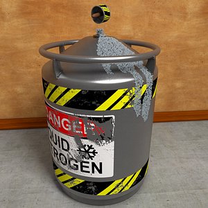 3d liquid nitrogen tank