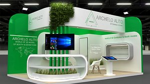 3D stall booth