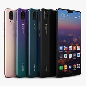 huawei p20 color 3D