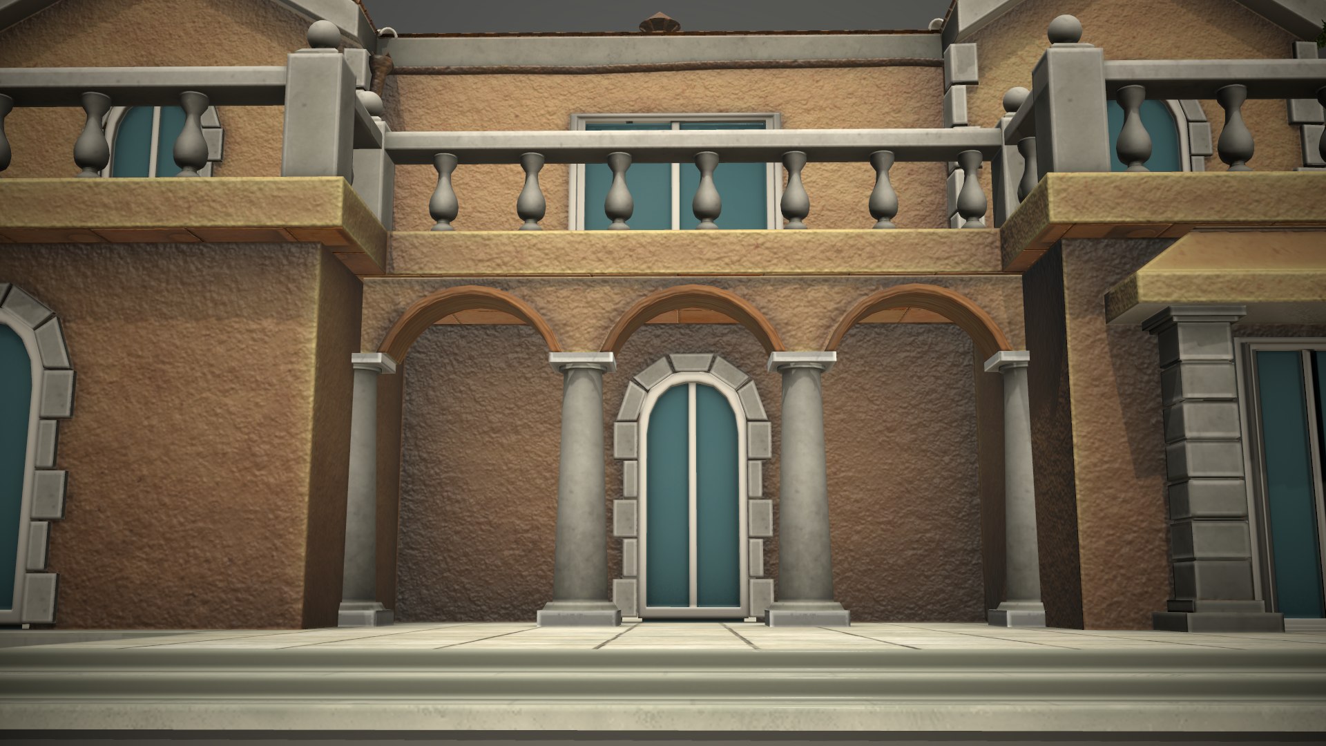 3D Stylized Tropical Building Model - TurboSquid 1463416