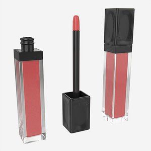 3D Guerlain Kisskiss Liquid Lipstick model
