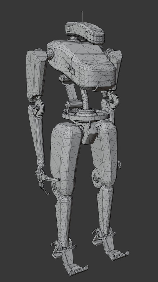 Sci-Fi Robot 3D Model - TurboSquid 1877568