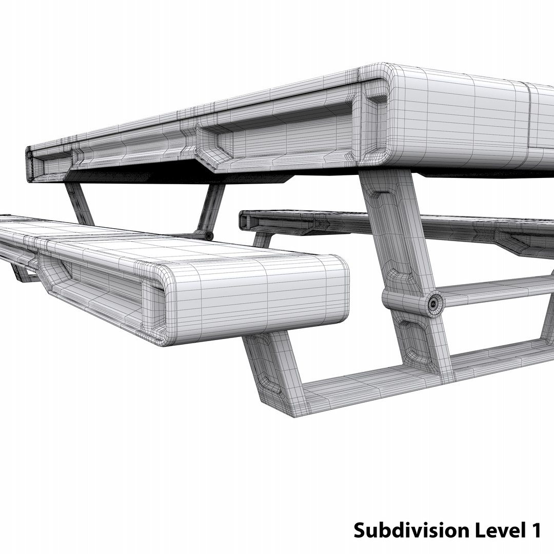 3D Futuristic Table - TurboSquid 1191206