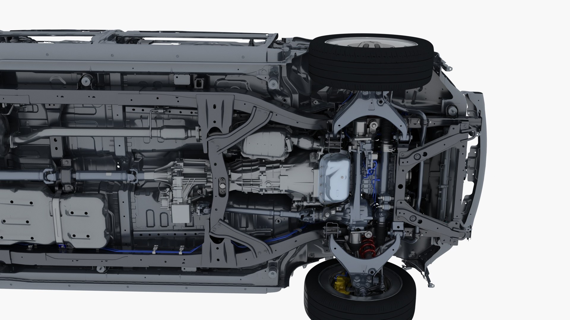 Pickup Truck Frame Chassis 3D Model - TurboSquid 2066732