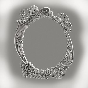 PHOTO FRAME OR MIRROR FOR CNC ROUTER 3D model
