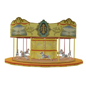 carousel 3D model