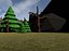 trees low-poly model