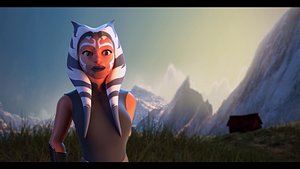 3D female woman