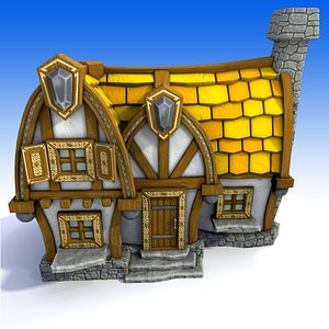 3D cartoon house model