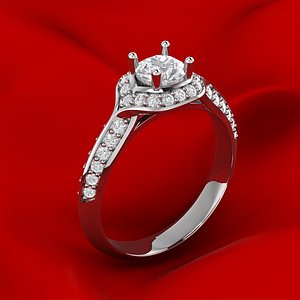 unique mamjan engagement ring model