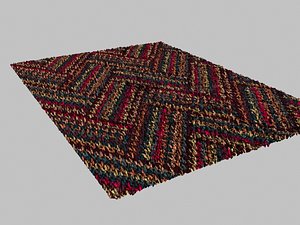 carpet abstract 3d 3ds