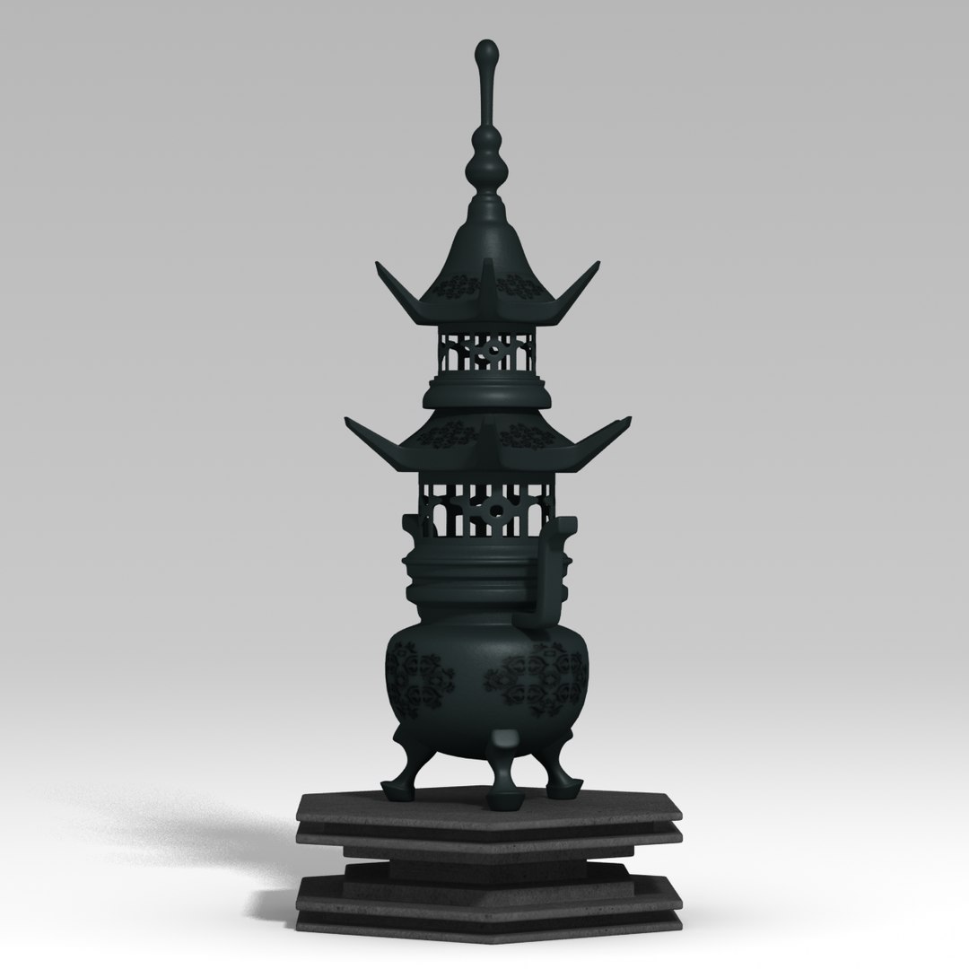 3d censer model