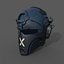 Helmet scifi military combat 3d model