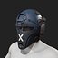 Helmet scifi military combat 3d model