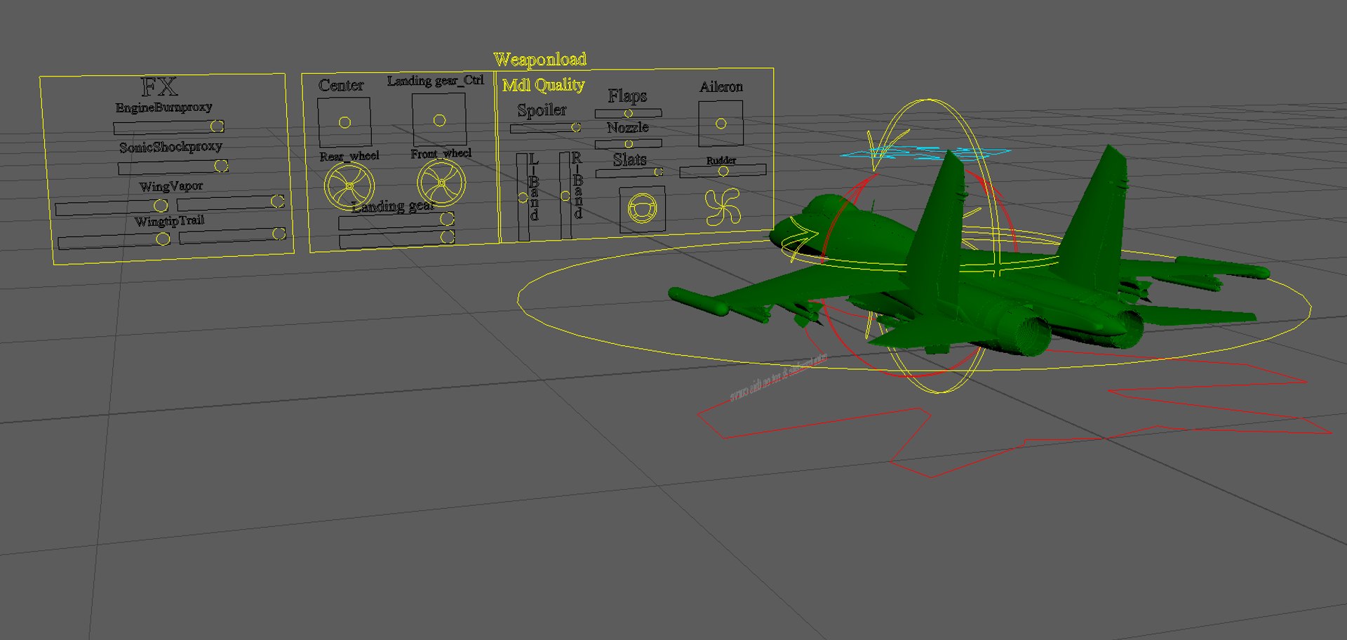 3D Rigged Fighter Jet - TurboSquid 1287263