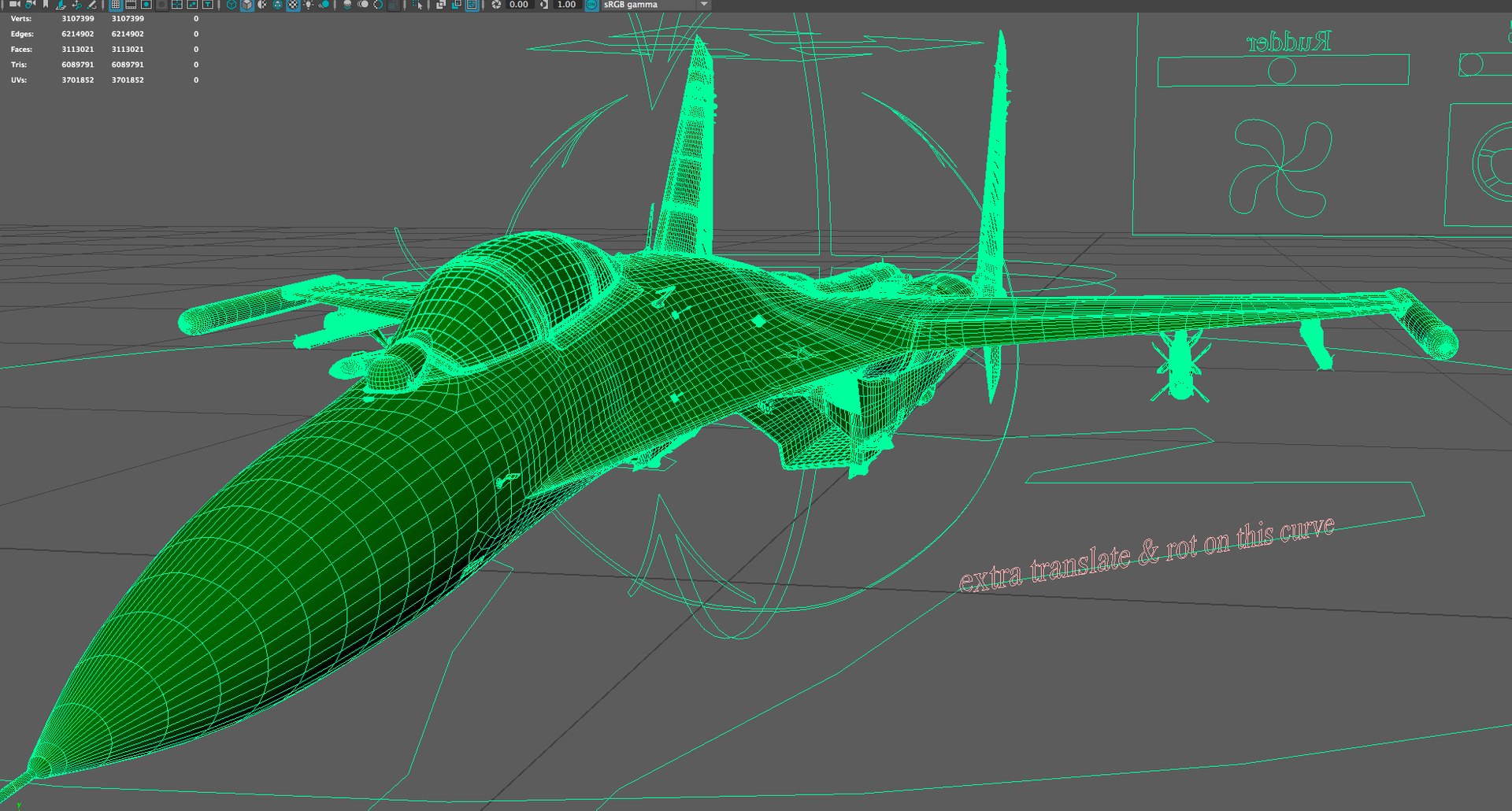 3D Rigged Fighter Jet - TurboSquid 1287263