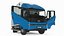 Ciężarówka BYD ETM6 Blue Rigged dla Maya