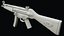 Heckler and Koch MP5 Low Poly 3D model