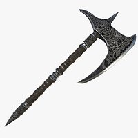 Fantasy Axe RPG Battle Axe Great-axe Battle-axe Hand Battle Ax Two Handed Pick Horsemans Viking