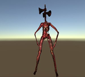 Siren Head Rigged Model